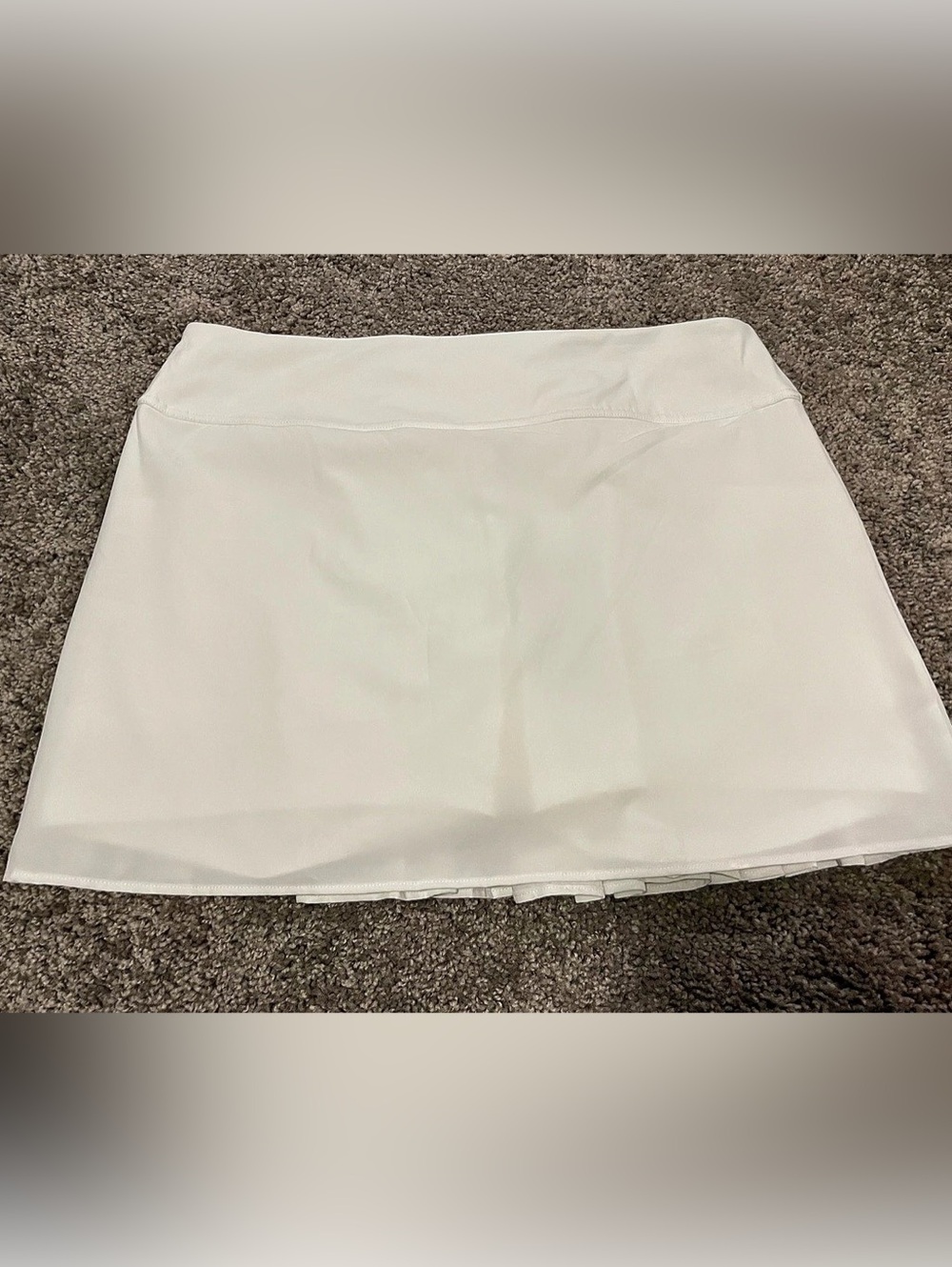 Pinspark Pleated Tennis Skirt in White - NWT